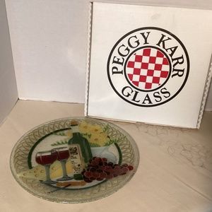 Peggy Karr 11” Wine Plate signed